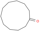 CYCLOUNDECANONE molecular structure