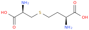 CYSTATHIONINE molecular structure