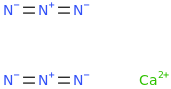 Calcium azide molecular structure