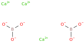 Calcium borate molecular structure