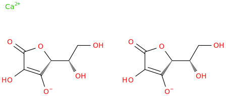 Calcium diascorbate molecular structure