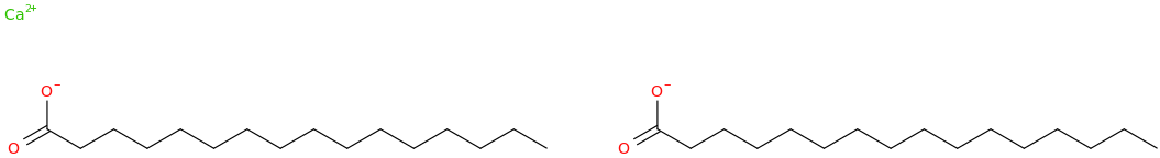 Calcium dipalmitate molecular structure