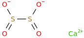 Calcium dithionite molecular structure