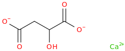 Calcium malate molecular structure