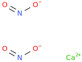 Calcium nitrite molecular structure