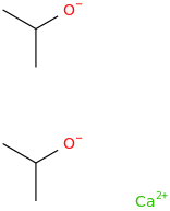 Calcium propan-2-olate molecular structure