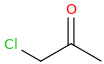Chloroacetone molecular structure