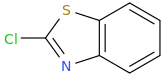 Chlorobenzothiazole molecular structure