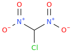 Chlorodinitromethane molecular structure