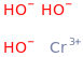 Chromichydroxide molecular structure