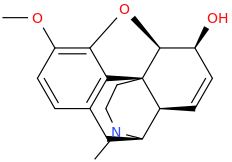 Codeine molecular structure
