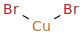 Copper bromide molecular structure