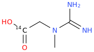 Creatine-14C molecular structure