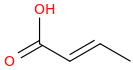 CrotonicAcid molecular structure