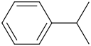 Cumene molecular structure