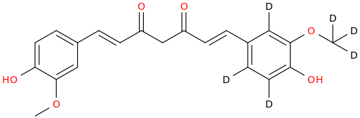 Curcumin-d6 molecular structure