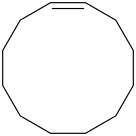 Cyclododecene molecular structure