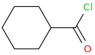 Cyclohexanecarbonyl chloride molecular structure
