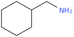 Cyclohexanemethylamine molecular structure