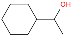 Cyclohexylethanol molecular structure