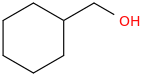 Cyclohexylmethanol molecular structure