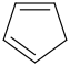 Cyclopentadiene molecular structure
