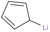 Cyclopentadienyllithium molecular structure