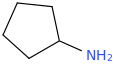Cyclopentylamine molecular structure