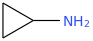 Cyclopropylamine molecular structure