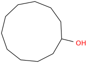 Cycloundecanol molecular structure