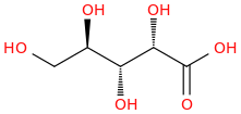 D-ARABINONIC ACID molecular structure
