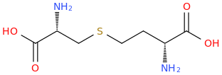 D-CYSTATHIONINE molecular structure