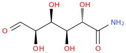 D-GLUCURONAMIDE molecular structure