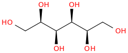 D-Iditol molecular structure