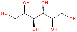D-TALITOL molecular structure