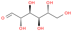 D-mannose molecular structure
