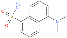 DANSYLAMIDE molecular structure