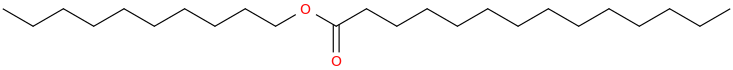 DECYLMYRISTATE molecular structure