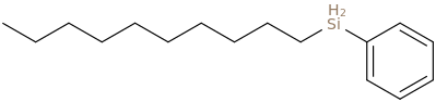 DECYLPHENYLSILANE molecular structure