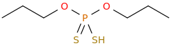 DI(PROPYL) DITHIOPHOSPHORIC ACID molecular structure