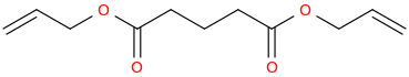 DIALLYL GLUTARATE molecular structure