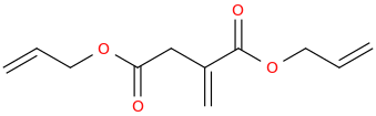 DIALLYL ITACONATE molecular structure