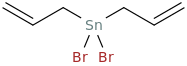 DIALLYLDIBROMOTIN molecular structure