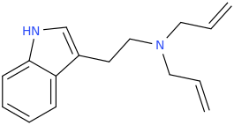 DIALLYLTRYPTAMINE molecular structure