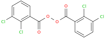 DICHLOROBENZOYLPEROXIDE molecular structure