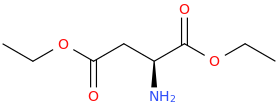 DIETHYL ASPARTATE molecular structure