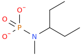 DIETHYLDIMETHYLPHOSPHORAMIDATE molecular structure