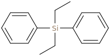 DIETHYLDIPHENYLSILANE molecular structure
