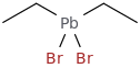 DIETHYLLEAD DIBROMIDE molecular structure