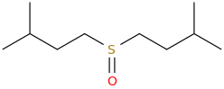 DIISOAMYL SULFOXIDE molecular structure